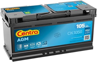Стартерная аккумуляторная батарея CENTRA CK1050