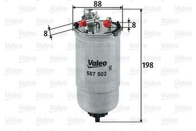 Топливный фильтр VALEO 587502