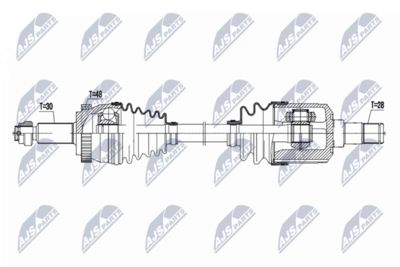 Piedziņas vārpsta NTY NPW-KA-411