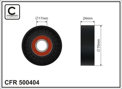 Spriegotājrullītis, Ķīļrievu siksna CAFFARO 500404