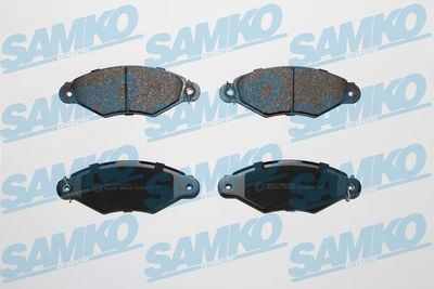 Комплект тормозных колодок, дисковый тормоз SAMKO 5SP662