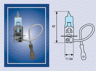 Kvēlspuldze, Miglas lukturis MAGNETI MARELLI 002604100000