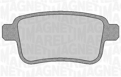 Bremžu uzliku kompl., Disku bremzes MAGNETI MARELLI 363916060660