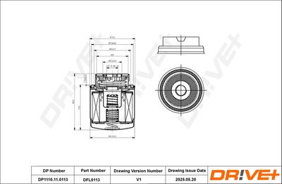 Масляный фильтр Dr!ve+ DP1110.11.0113