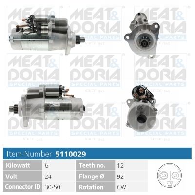 Starteris MEAT & DORIA 5110029