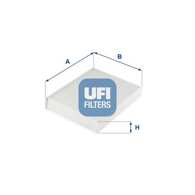 Фильтр, воздух во внутренном пространстве UFI 53.299.00