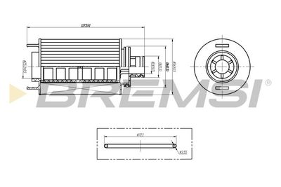 Eļļas filtrs BREMSI FL0733