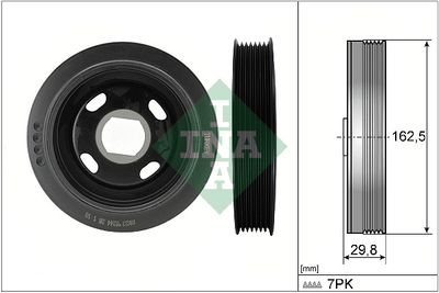 Ременный шкив, коленчатый вал Schaeffler INA 544 0179 10