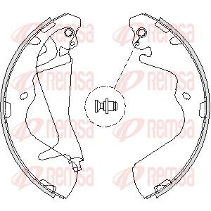 Тормозные колодки REMSA 4215.00