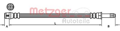 Тормозной шланг METZGER 4110482