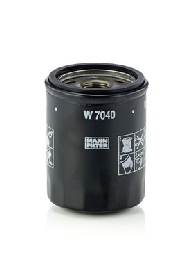Eļļas filtrs MANN-FILTER W 7040