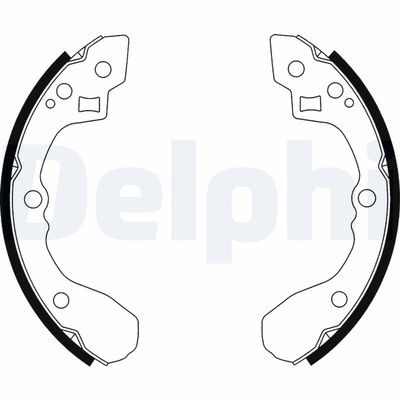 Комплект тормозных колодок DELPHI LS1918