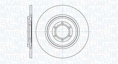Тормозной диск MAGNETI MARELLI 361302040215