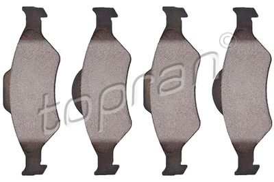 Bremžu uzliku kompl., Disku bremzes TOPRAN 301 891