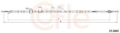 Тросик, cтояночный тормоз COFLE 92.17.1662