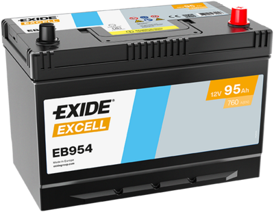 Стартерная аккумуляторная батарея EXIDE EB954