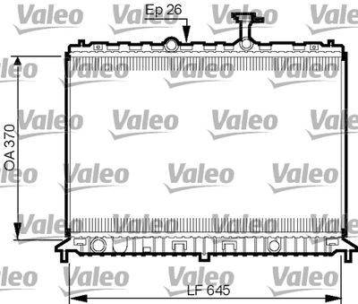 Radiators, Motora dzesēšanas sistēma VALEO 735501