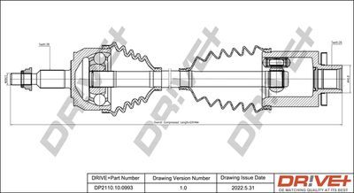Приводной вал Dr!ve+ DP2110.10.0993