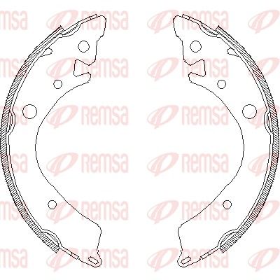 Тормозные колодки REMSA 4084.00