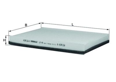 Фильтр, воздух во внутренном пространстве MAHLE LA 44