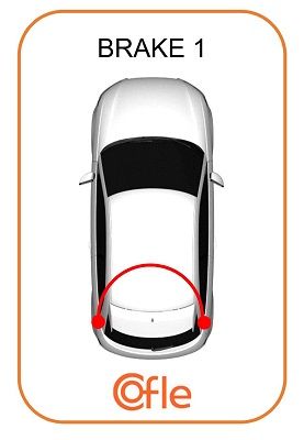 Тросик, cтояночный тормоз COFLE 92.1401.1