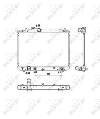 Radiators, Motora dzesēšanas sistēma NRF 53578