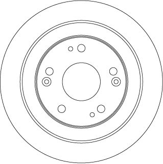 Тормозной диск TRW DF6526