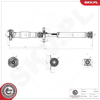 Приводной вал ESEN SKV 76SKV068