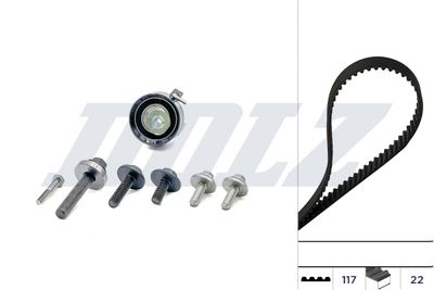 Комплект ремня ГРМ DOLZ SKD070