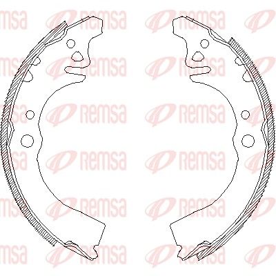 Bremžu loki REMSA 4389.00
