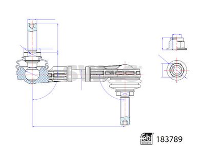Тяга / стойка, стабилизатор SWAG 33 10 9217