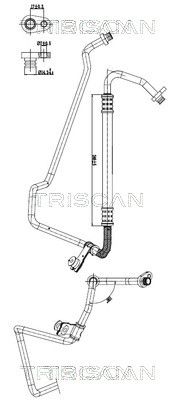 Augst-/Zemspiediena cauruļvads, Gaisa kond. sist. TRISCAN 9010 28071