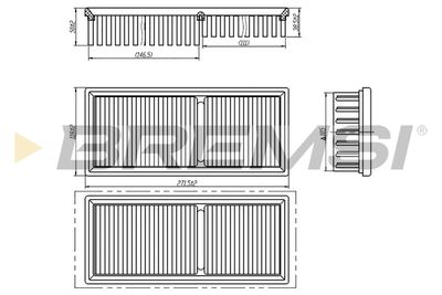 Воздушный фильтр BREMSI FA2096