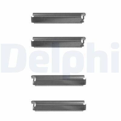 Комплектующие, колодки дискового тормоза DELPHI LX0078