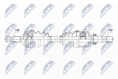 Приводной вал NTY NPW-PE-073