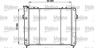 Radiators, Motora dzesēšanas sistēma VALEO 732782