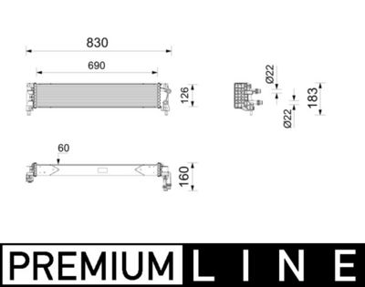 Radiators, Motora dzesēšanas sistēma MAHLE CR 2806 000P