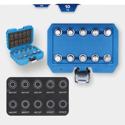 Speciālo atslēgu komplekts, Disku drošības skrūves KS TOOLS BT691310