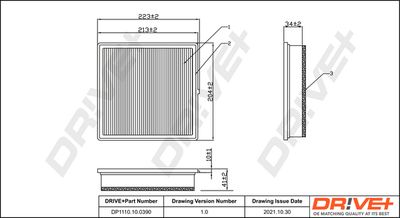 Воздушный фильтр Dr!ve+ DP1110.10.0390