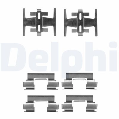 Piederumu komplekts, Disku bremžu uzlikas DELPHI LX0213