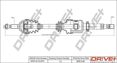 Приводной вал Dr!ve+ DP2110.10.0731