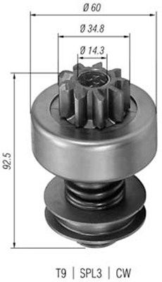 Zobrats, Starteris MAGNETI MARELLI 940113020058