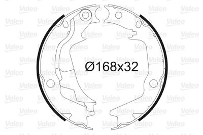 Bremžu loku kompl., Stāvbremze VALEO 564135