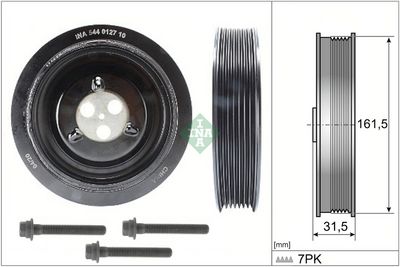 Ременный шкив, коленчатый вал Schaeffler INA 544 0127 20