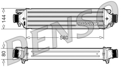 Интеркулер DENSO DIT09108