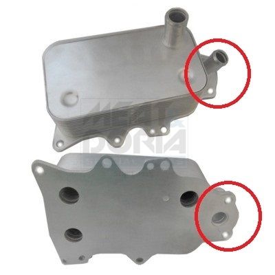 масляный радиатор, двигательное масло MEAT & DORIA 95205