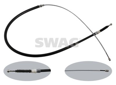 Тросик, cтояночный тормоз SWAG 30 93 6347