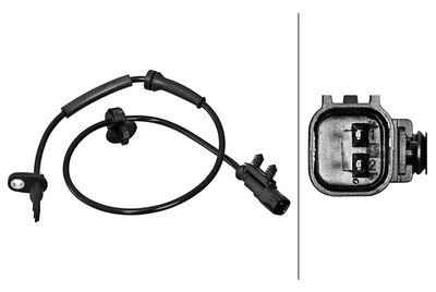 Датчик, частота вращения колеса HELLA 6PU 358 217-211