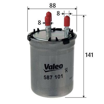 Degvielas filtrs VALEO 587101