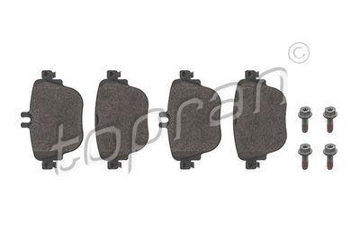 Комплект тормозных колодок, дисковый тормоз TOPRAN 624 510